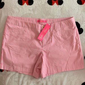 NWT Pink and white Lilly Pulitzer Sz 12 shorts